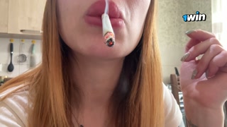 Smoke fetish. Black or white cigarettes?