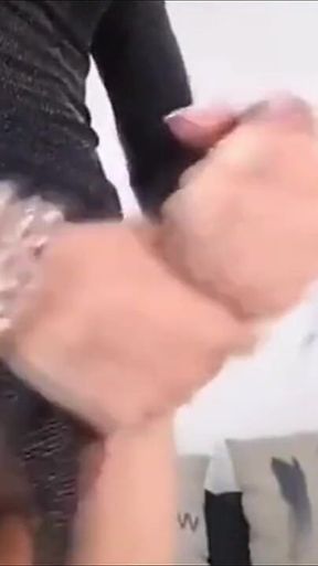 Jerking off My Huge Cock and Cumming