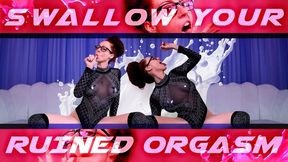 Swallow your Ruined Orgasm - CEI JOI Cum Eating Jerk off Instructions by Goddess Nikki Kit
