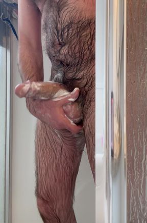 Shower wanking