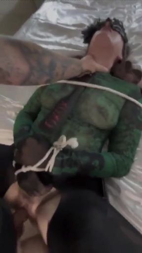 Unforgettable moment from &quot;Wife tied up, fucked and swallows big cock cumload&quot;
