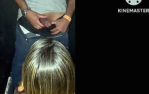 Wife humiliating her cuckold with another one in the cabin of caricia