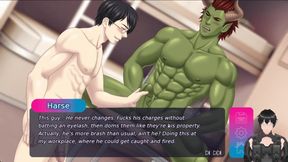 Big Goblin destroys Harsei hardcore yaoi gameplay creampie bareback