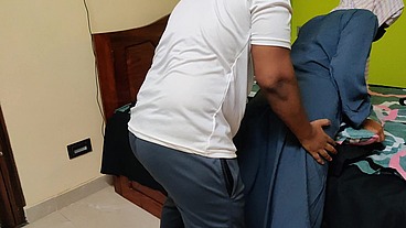 Random Man Fucks Slutty Cheating Hijab Wife