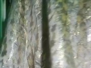 Indian Gay Crossdresser Gaurisissy in Pink lehanga pressing his Boobs and fingering in his ass