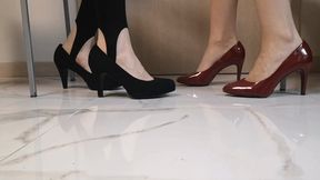 Double Shoeplay with my friend