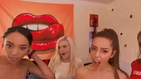 College Lesbian Sex Club Secrets Revealed In Hot Action