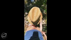 CaraxJack__ Amateur couple have wild sex between forest and mountain ??????