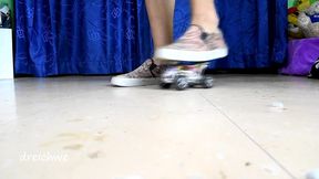 small pieces of plastic