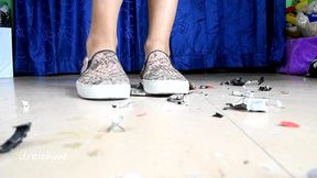 small pieces of plastic