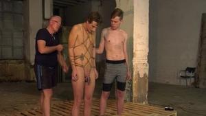 Boynapped.com - Casper Ellis jerking Sebastian Kane uncut cock