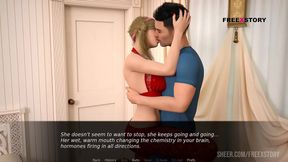 Lola Gives Seductive Massage to John, Pressing Her Big Breasts for Intense Pleasure