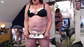 V223 Whipped Cream Filled Panties and Bra for Steve, Second Time Around