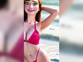 Anna soaking up the beach vibes in a sizzling bikini. The adventurous princess is willing for some pleasure in the sun! #disney #frozen #anna #elsa #disneyedit #shorts #fyp