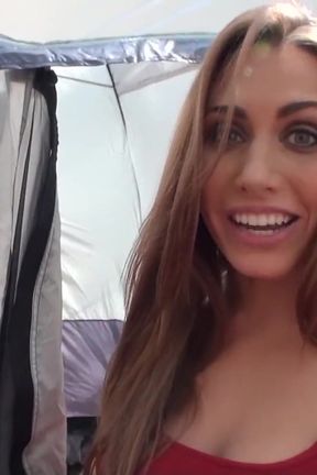 Pervs on Patrol - Caucasian Renna Rya Teases a Hiker with Some Outdoor Pussy Eating Action