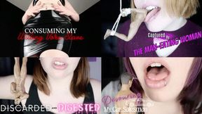 Clue’s Classics: Giantess VS Tiny Man Vore Compilation - HD - The Goddess Clue, 4 in 1 Clips, 1 HOUR of VORE, Giant Woman, Shrunken Man, Burping, Topless, Latex Fetish, Red Lipstick, Belly Fetish, Digestion, Domination