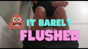 It Barely Flushed!