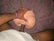 Sexy Dick Slow Stroking Creamy Pussy Toy