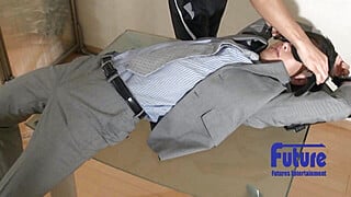 Blindfold Suit Blowjob — PornOne ex vPorn