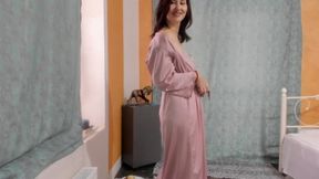 Again, this mature bitch finished and peed on the towel