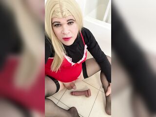 Part 2 Amateur Sissy Crossdresser try’s to squirt on sex tool for Daddy and talks about him paying $8k for her breast implants