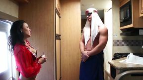 Hot babe fucked hard by arab