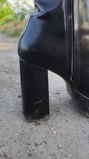 Black Boots on Ground