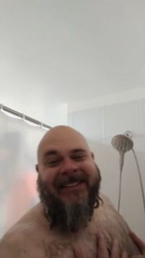 Big Daddy - Shower Time &amp; Playing with Cock