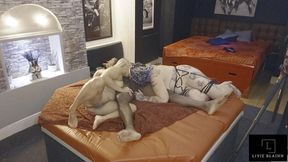 the den sees eva may and livie blainn take jay playhard in hardcore threesome