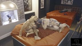 the den sees eva may and livie blainn take jay playhard in hardcore threesome