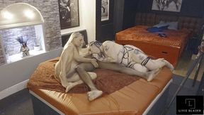 the den sees eva may and livie blainn take jay playhard in hardcore threesome