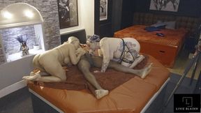 the den sees eva may and livie blainn take jay playhard in hardcore threesome