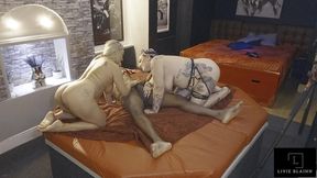 the den sees eva may and livie blainn take jay playhard in hardcore threesome