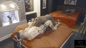 the den sees eva may and livie blainn take jay playhard in hardcore threesome