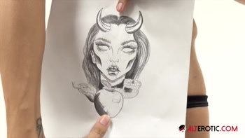 Vanessa Skye's Tattooed Bliss: Deepthroat Delight