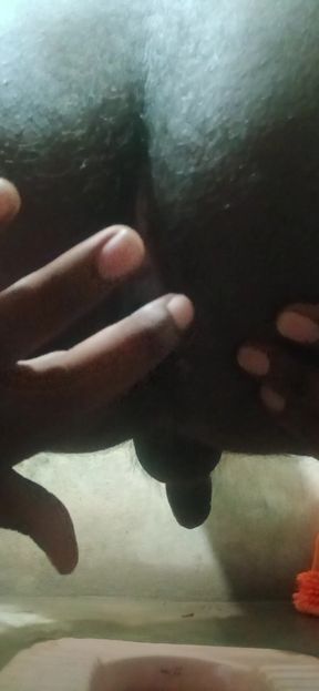 Telugu Guy in Bathroom