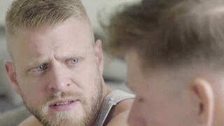 Stepbro Gains a erection at night, gets seduced and banged by lustful stepfather.