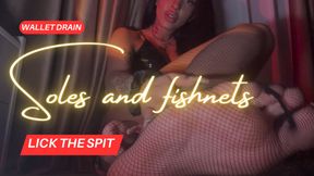 Weak for soles and fishnets