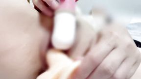 Both electric massage machine and dildo blame! Mature Woman Wife Too Pleasure 6 Times In A Row