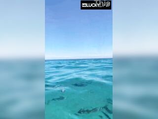 Clear Skys Blue Water With The Ideal Babe Girl Youngs