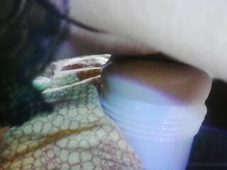 tgirl screw Fleshlight twat slow motion