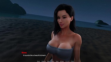 Away From Home #46 - Stepmommy Makes Love On The Beach - Animated 3d Sex Game