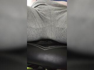 Masturbation In Sweats With Sex tool On Mini Ramrod And Inside Male Snatch, FTM Attempt To Squirt