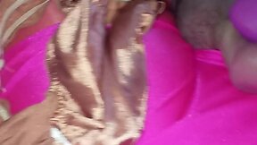 Intimate lingerie surprise: wifes sensual cumshot