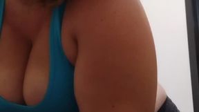 MANDYS BACK!!! Mandy trying on clothes in a public dressing room- HD 1080p