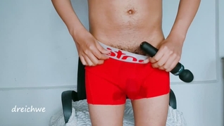 Uff si que rico leche en mi verga