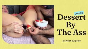 strawberry dessert with pussy flavor