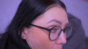 lecherous woman pegging her male s and gets cumshot.