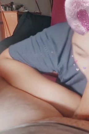 Sucking Cock with Snap Filter