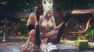 Threesome queen and nun - Hentai - (Uncensored)